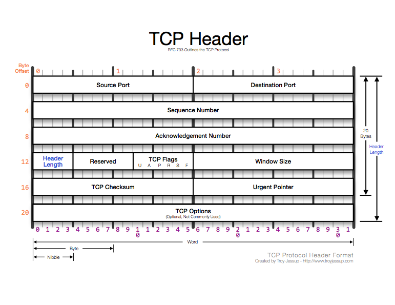TCP Packet Diagram